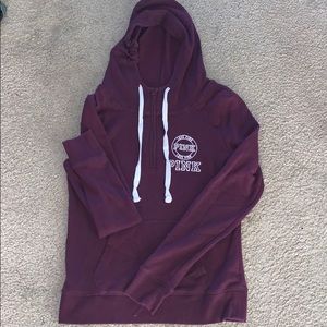Maroon Victoria Secret PINK sweatshirt